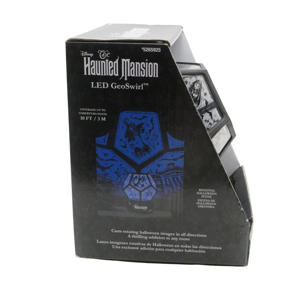 Disney The Haunted Mansion LED GeoSwirl Light Projector Halloween Decor Gemmy